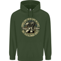 Dog Tags Army Veteran Military Marines Soldier Mens 80% Cotton Hoodie Forest Green