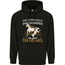 Dog & Horse Funny Quote Childrens Kids Hoodie Black
