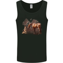 Dog and Horse German Shepherd Alsatian Mens Vest Tank Top Black