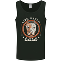Dogo Argentino Live Laugh Bark Dog Mens Vest Tank Top Black