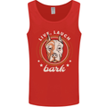 Dogo Argentino Live Laugh Bark Dog Mens Vest Tank Top Red
