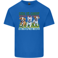 Dogs God is Great Christian Christianity Jesus Mens Cotton T-Shirt Tee Top Royal Blue
