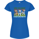 Dogs God is Great Christian Christianity Jesus Womens Petite Cut T-Shirt Royal Blue