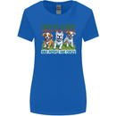 Dogs God is Great Christian Christianity Jesus Womens Wider Cut T-Shirt Royal Blue