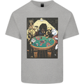 Dogs Playing Poker Mens Cotton T-Shirt Tee Top Sports Grey