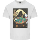 Dogs Playing Poker Mens Cotton T-Shirt Tee Top White