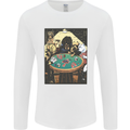 Dogs Playing Poker Mens Long Sleeve T-Shirt White