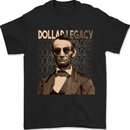 Dollar Legacy Abraham Lincoln Money Cash Hustle Mens T-Shirt 100% Cotton Black