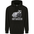 Don't Badger Me Funny Mens 80% Cotton Hoodie Black