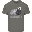 Don't Badger Me Funny Mens Cotton T-Shirt Tee Top Charcoal