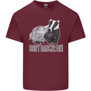 Don't Badger Me Funny Mens Cotton T-Shirt Tee Top Maroon