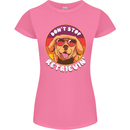 Dont Stop Retrieving Funny Golden Retriever Womens Petite Cut T-Shirt