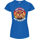 Dont Stop Retrieving Funny Golden Retriever Womens Petite Cut T-Shirt