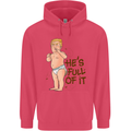 Donald Trump Hes Full of It Sh!#t Funny Childrens Kids Hoodie Heliconia