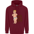 Donald Trump Hes Full of It Sh!#t Funny Childrens Kids Hoodie Maroon