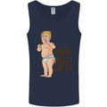 Donald Trump Hes Full of It Sh!#t Funny Mens Vest Tank Top Navy Blue