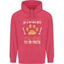 Dont Mess With My Dog Childrens Kids Hoodie Heliconia