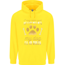 Dont Mess With My Dog Childrens Kids Hoodie Yellow