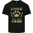 Dont Mess With My Dog Kids T-Shirt Childrens Black