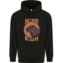 Dont Worry Be Cappy Funny Cappybara Childrens Kids Hoodie Black