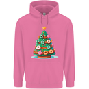 Donut Christmas Tree Funny Xmas Food Mens 80% Cotton Hoodie Azelea