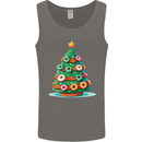 Donut Christmas Tree Funny Xmas Food Mens Vest Tank Top Charcoal