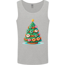 Donut Christmas Tree Funny Xmas Food Mens Vest Tank Top Sports Grey