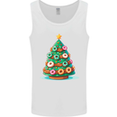 Donut Christmas Tree Funny Xmas Food Mens Vest Tank Top White