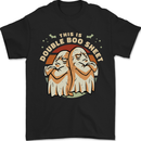 Double Boo Sheet Funny Halloween Mens T-Shirt 100% Cotton Black