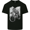 Downhill Mountain Biking DH Bike Cycling Kids T-Shirt Childrens Black
