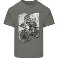 Downhill Mountain Biking DH Bike Cycling Kids T-Shirt Childrens Charcoal