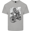 Downhill Mountain Biking DH Bike Cycling Kids T-Shirt Childrens Sports Grey