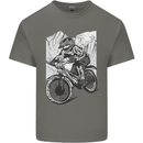 Downhill Mountain Biking DH Bike Cycling Mens Cotton T-Shirt Tee Top Charcoal
