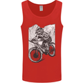 Downhill Mountain Biking DH Bike Cycling Mens Vest Tank Top Red