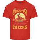 Downhill Mountain Biking DH Bike Funny Kids T-Shirt Childrens Red