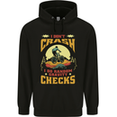 Downhill Mountain Biking DH Bike Funny Mens 80% Cotton Hoodie Black