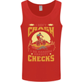 Downhill Mountain Biking DH Bike Funny Mens Vest Tank Top Red