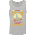 Downhill Mountain Biking DH Bike Funny Mens Vest Tank Top Sports Grey