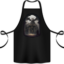 Dragon Cave Fantasy RPG Role Play Games Cotton Apron 100% Organic Black