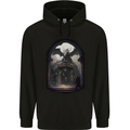 Dragon Cave Fantasy RPG Role Play Games Mens 80% Cotton Hoodie Black