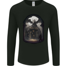 Dragon Cave Fantasy RPG Role Play Games Mens Long Sleeve T-Shirt Black