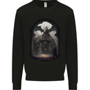 Dragon Cave Fantasy RPG Role Play Games Mens Sweatshirt Jumper Black