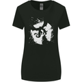 Dragon Full Moon Silhouette Womens Wider Cut T-Shirt Black