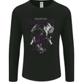 Dragon Slayer St George Crusader Knight Templar Mens Long Sleeve T-Shirt Black