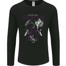 Dragon Slayer St George Crusader Knight Templar Mens Long Sleeve T-Shirt Black