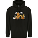 Dragon Spirit Fantasy Childrens Kids Hoodie Black