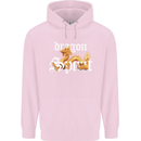 Dragon Spirit Fantasy Childrens Kids Hoodie Light Pink