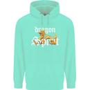Dragon Spirit Fantasy Childrens Kids Hoodie Peppermint