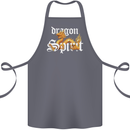 Dragon Spirit Fantasy Cotton Apron 100% Organic Steel