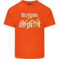 Dragon Spirit Fantasy Kids T-Shirt Childrens Orange